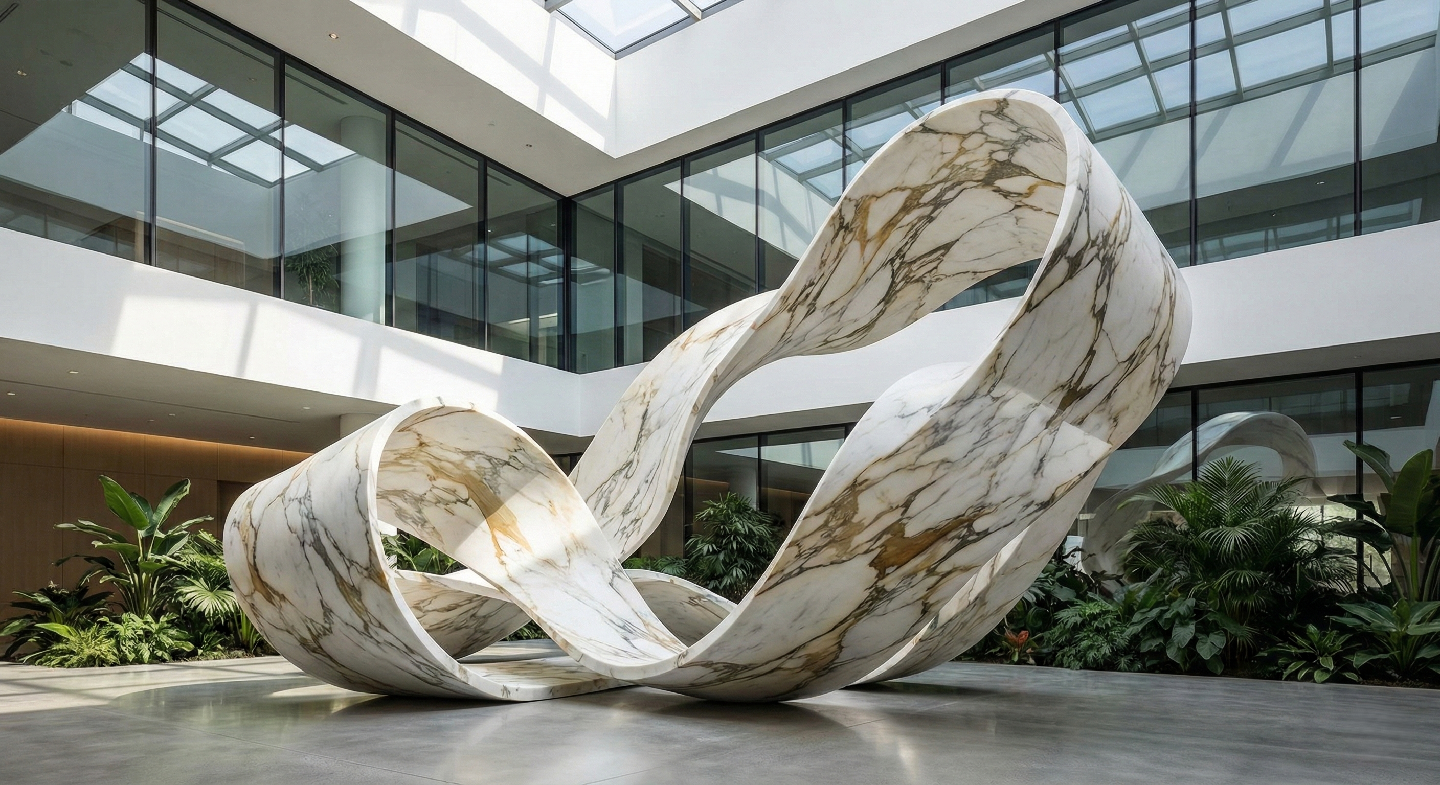 Calacatta Oro marble art - Exclusive hand-carved sculptures and artistic stone masterpieces. - Apuan Heritage Italy