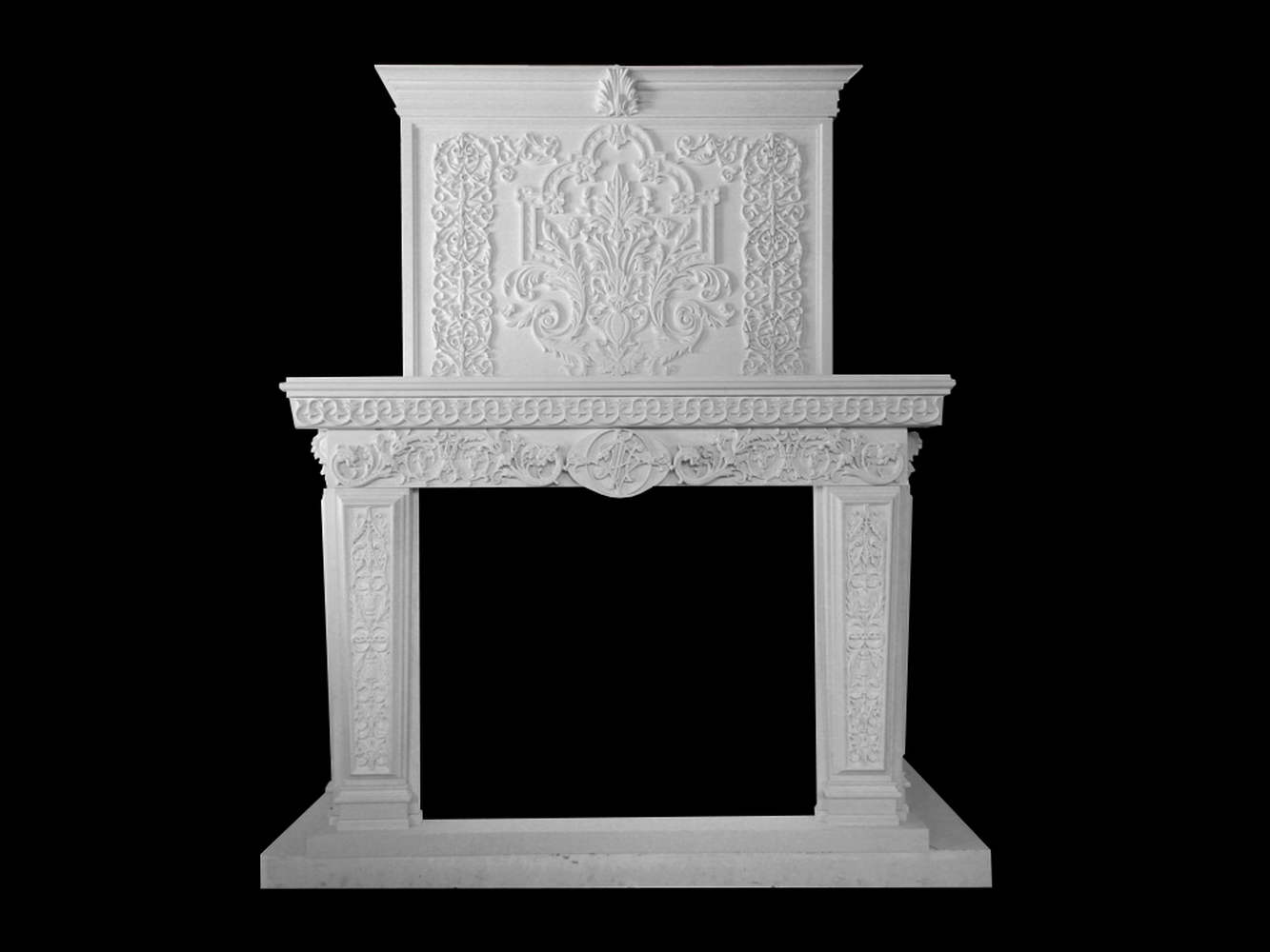 Hand Carved Marble Fireplaces Carrara