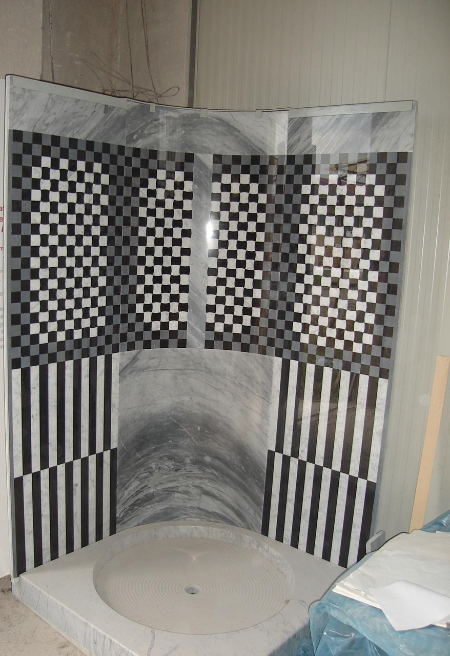 Luxury Carrara Marble Bathroom Design