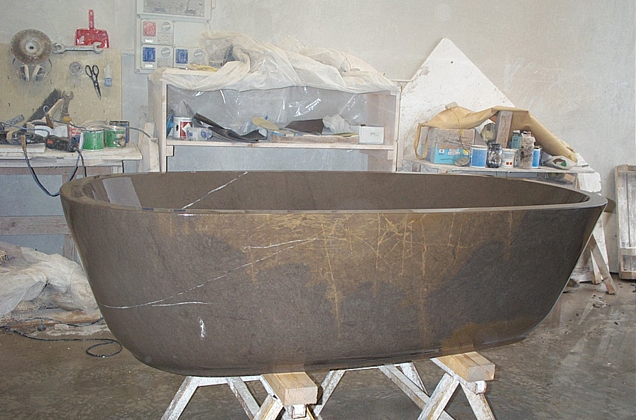 Massive Carrara Marble Sinks