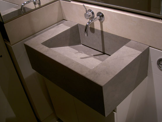 Massive Carrara Marble Sinks