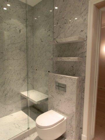 Luxury Carrara Marble Bathroom Design