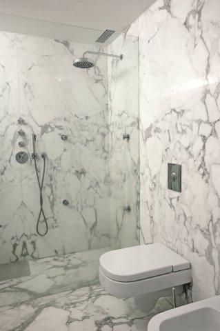 Luxury Carrara Marble Bathroom Design