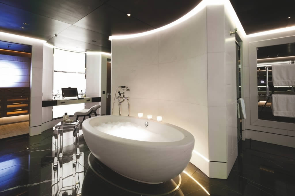 Luxury Carrara Marble Bathroom Design