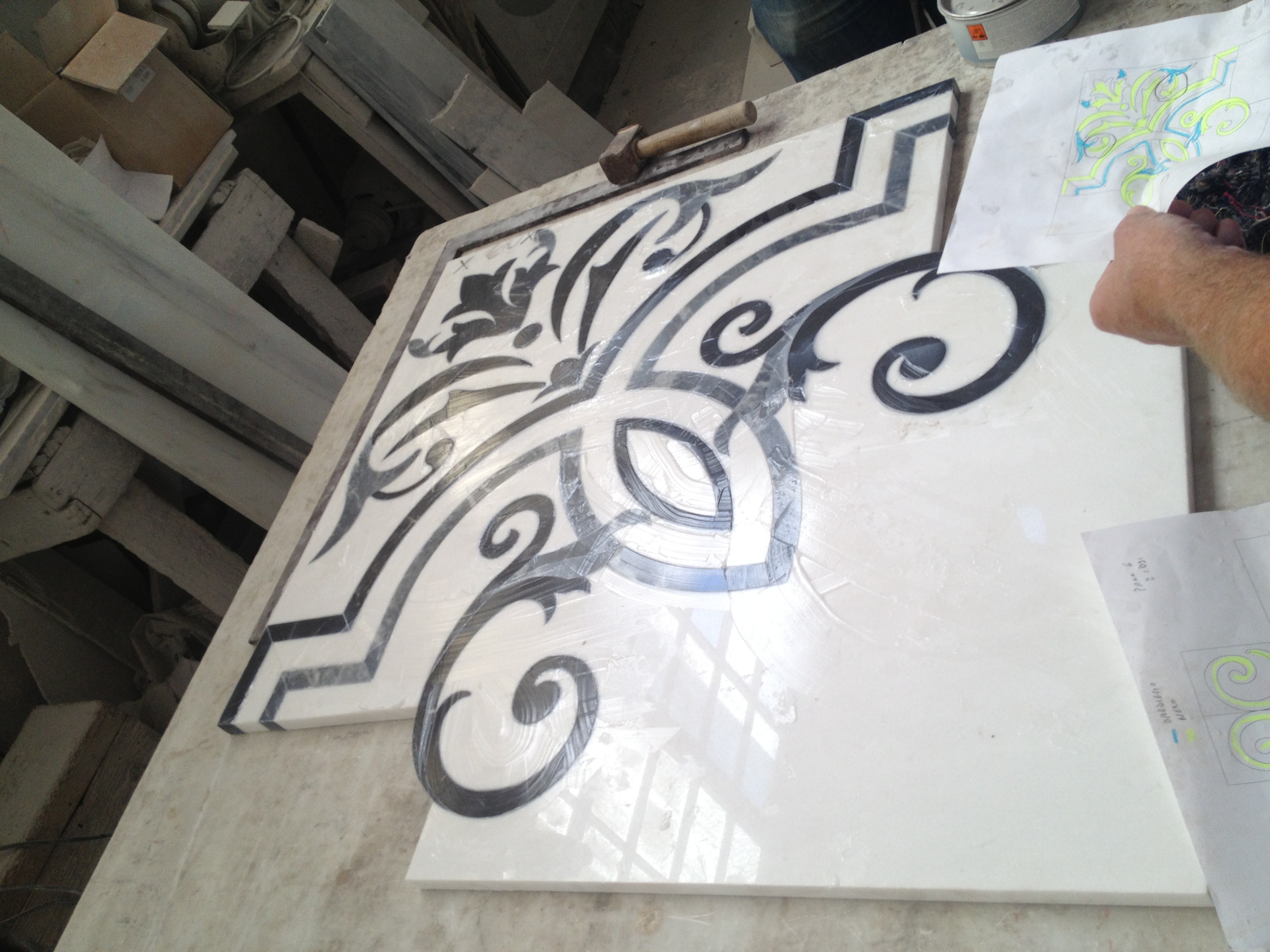 Bespoke Carrara Marble Installations