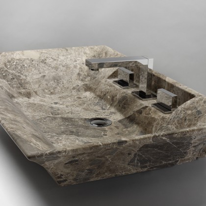 Massive Carrara Marble Sinks
