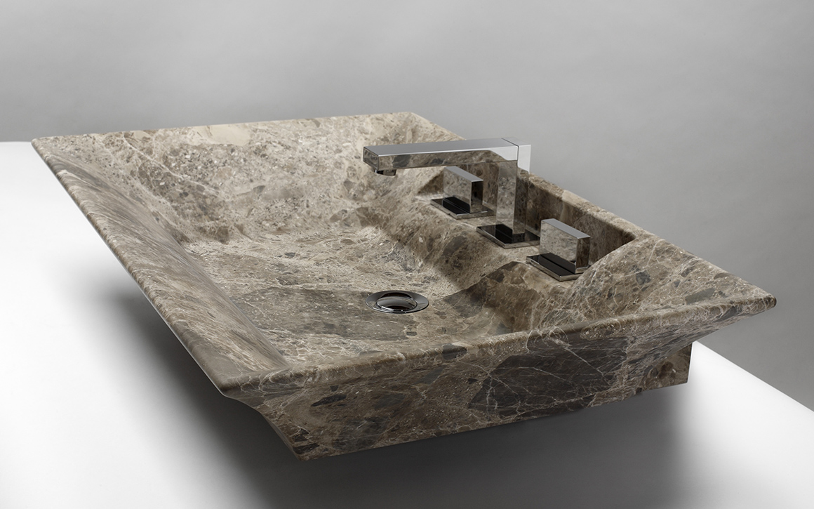 Massive Carrara Marble Sinks