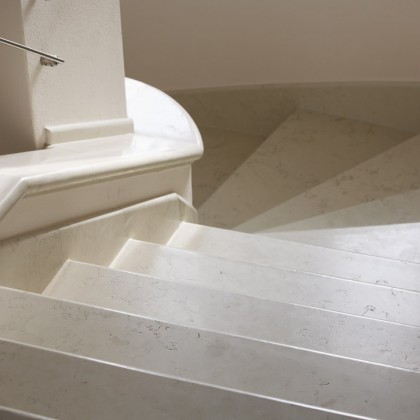 Luxury Carrara Marble Stairs
