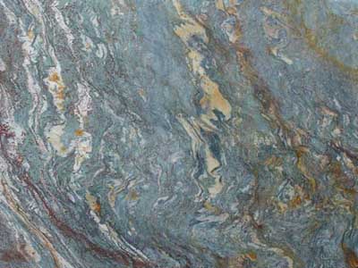 BLUE LUISE slabs tiles project
