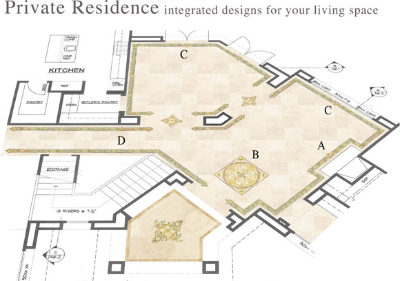 Carrara Marble Flooring Tiles