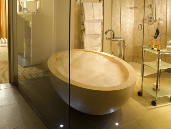 Massive Carrara Marble Sinks