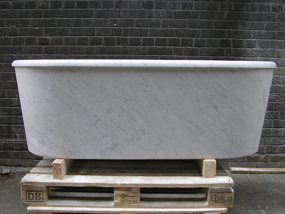 Massive Carrara Marble Sinks